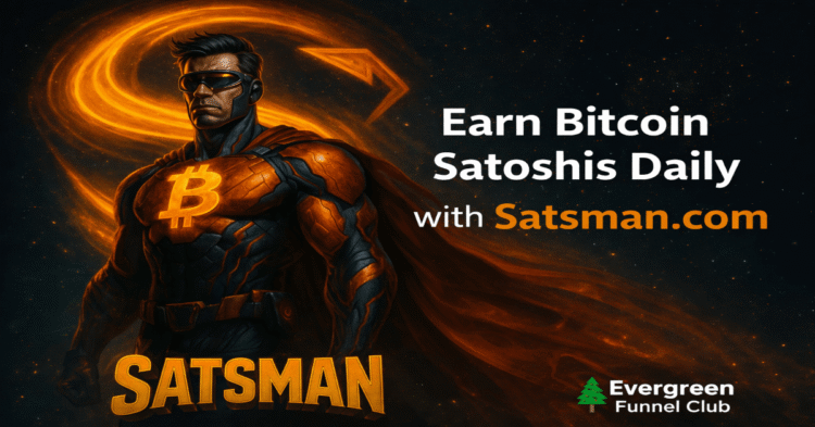 Earn Bitcoin Sats Every Day with Satsman.com